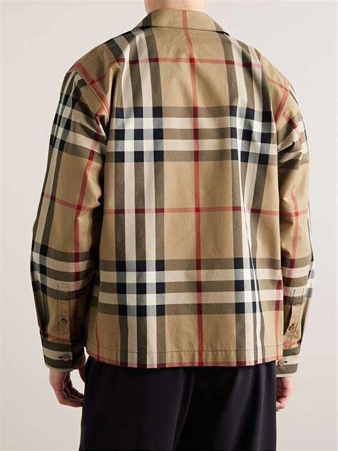 burberry check jacket|burberry check cotton shirt.